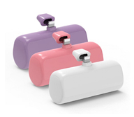 라피드 마스터 5000mAh 도킹형 스탠드 보조배터리 C타입 퍼플 R5/C