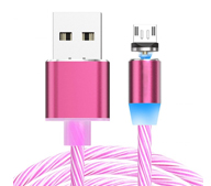 C TYPE 3 IN 1 LED 자석 고속충전 케이블 1M 멀티 5핀 핸드폰