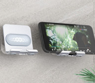 설거지 할때보는 핸드폰 거치대 주방 스마트폰거치대 각도조절 부착식