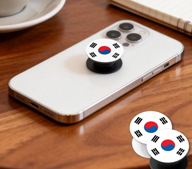 입체 태극기 스마트폰 거치대 태극 포인트 휴대폰소품