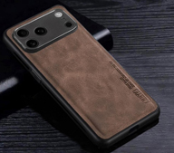 [해외] 가죽 케이스 패션 크로스 패턴 애플용 푸 가죽 커버