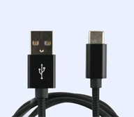 C타입 USB2.0 변환케이블 블랙 1M 핸드폰 충전 케이블